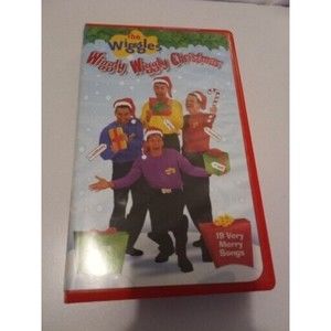 The Wiggles Wiggly Wiggly Christmas (VHS, 2000) 19 Christmas Songs Lyrick Studio